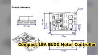 بررسی برد درایور کنترل کننده موتور JYQD V6 3E2 BLDC