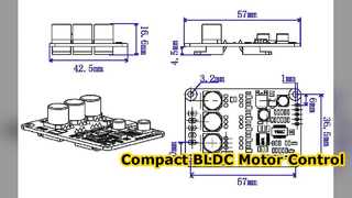 برد کنترل موتور BLDC بدون سنسور JYQD V9 20B
