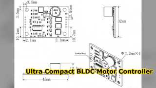 برد درایور فشرده کنترلر موتور JYQD V9 20B BLDC